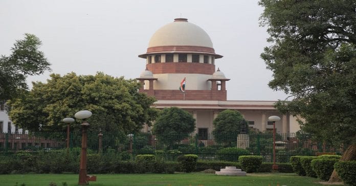 सुप्रीम कोर्ट ऑफ़ इंडिया, फाइल फोटो (मनीषा मोंडल/दिप्रिंट)