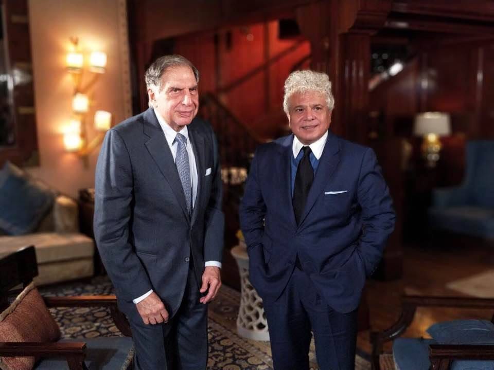 Suhel Seth with Ratan Tata Facebook
