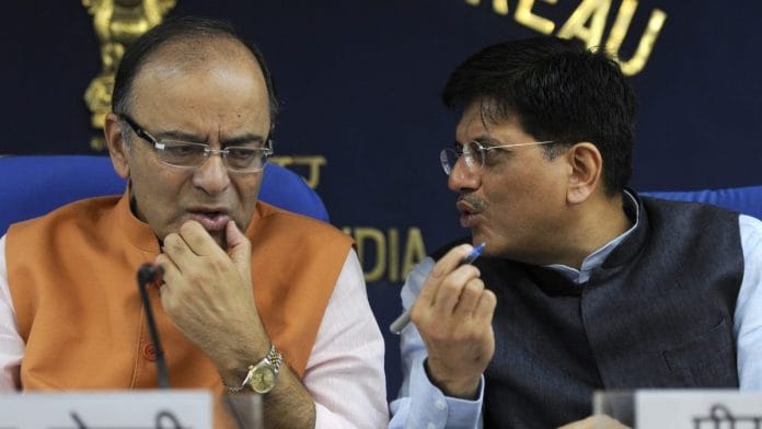 news on arun jaitley and piyush goyal