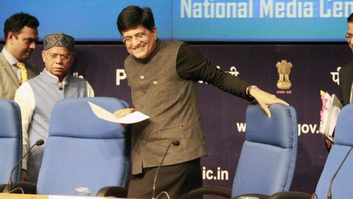 News on Piyush Goyal after budget | ThePrint.in