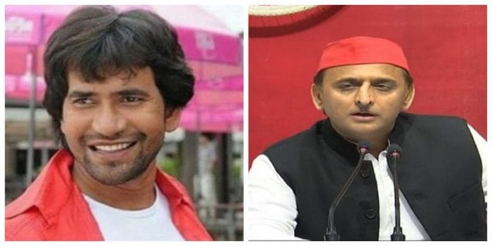 Nirahua and Akhilesh Yadav