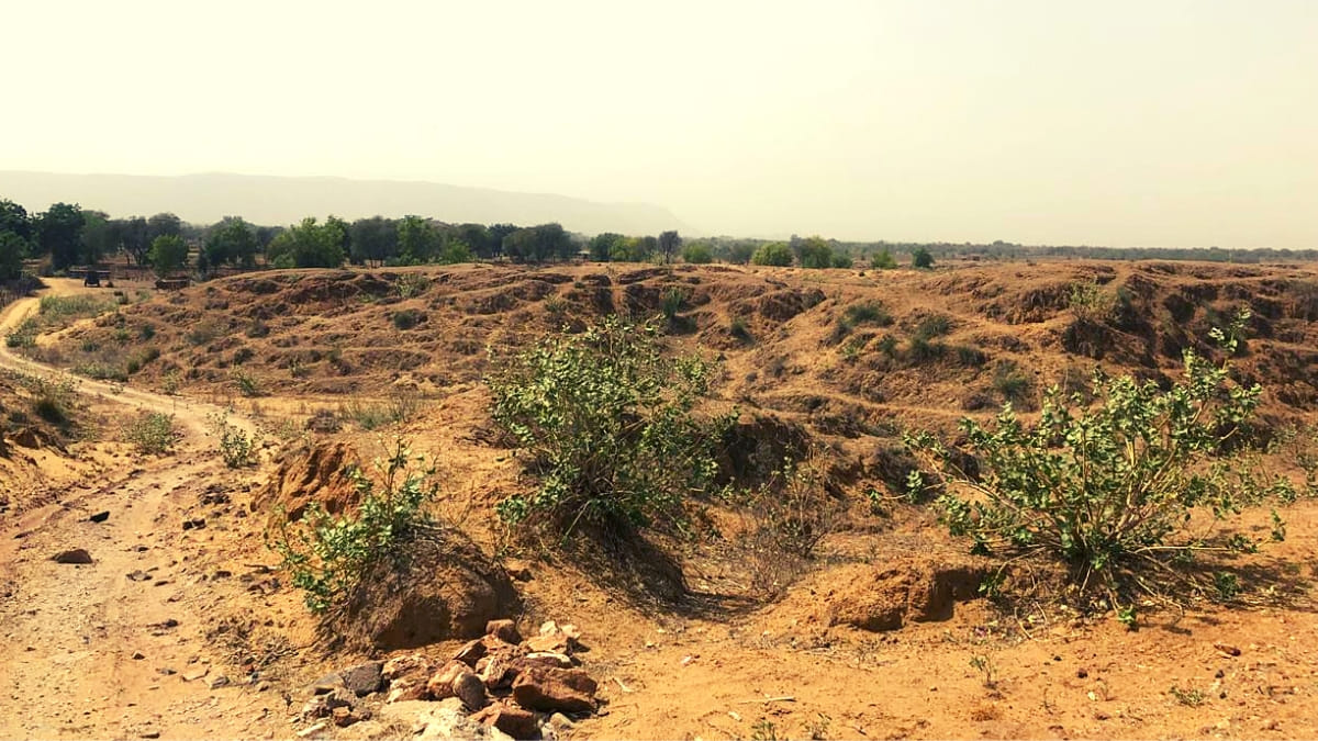 घटना के आस-पास का रेतीला इलाका | तस्वीर- ज्योति यादव