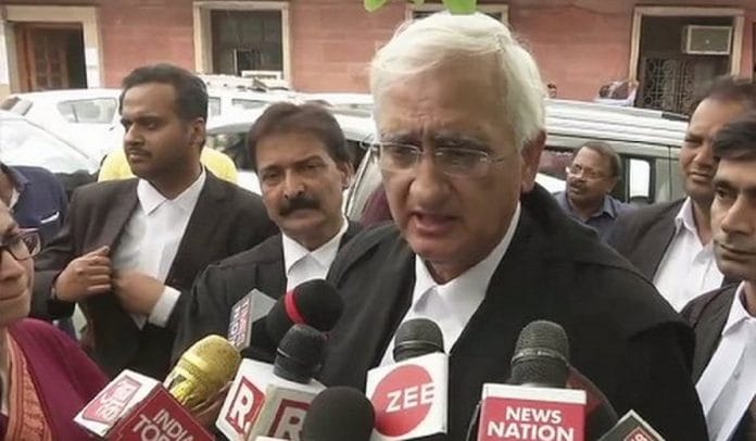 मीडिया से बात करते कांग्रेस नेता सलमान खुर्शीद | एएनआई