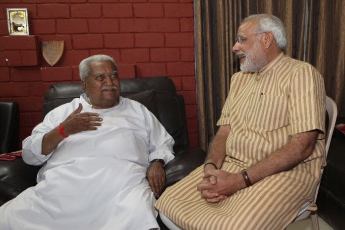 -keshubhai-patel and pm modi