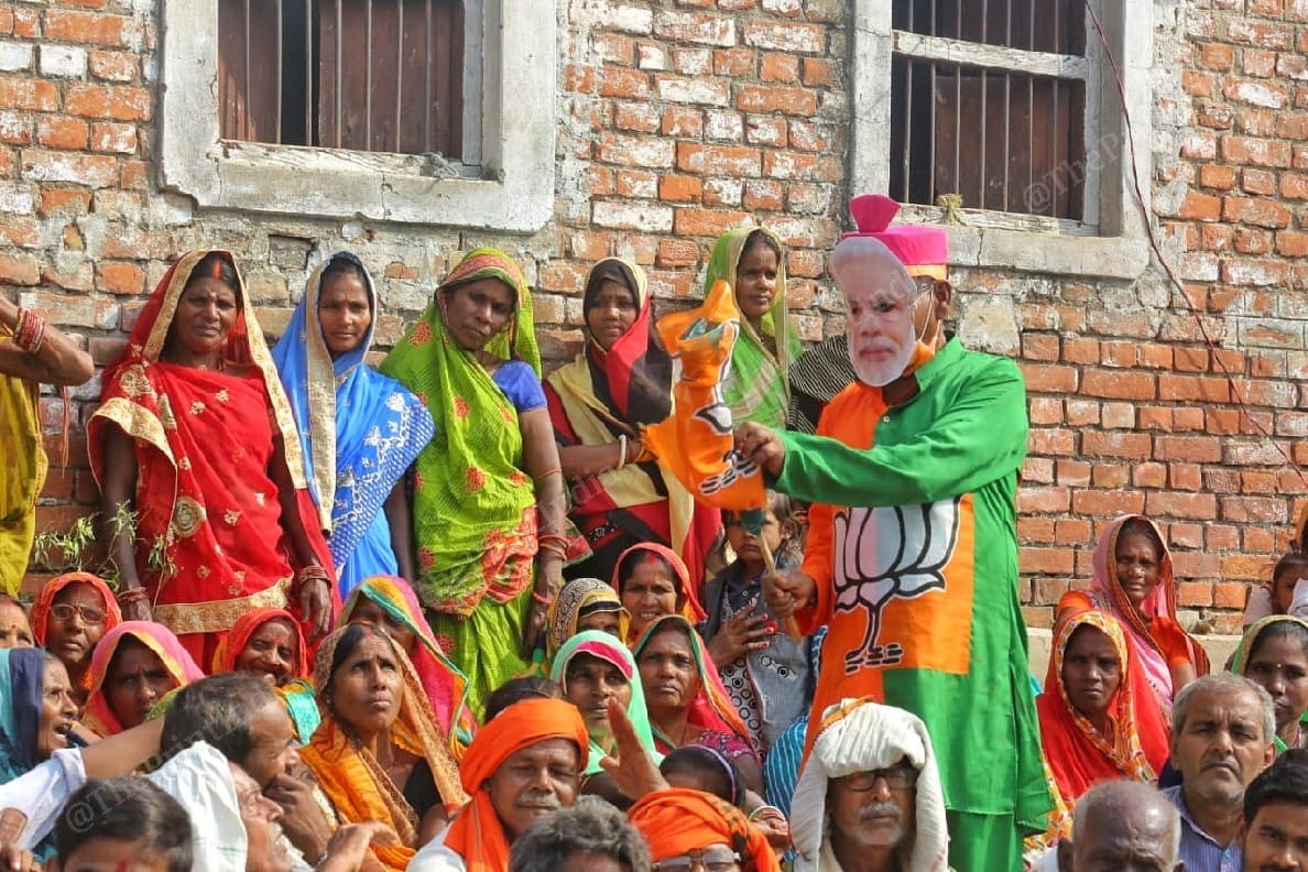 बिहार चुनाव प्रचार के दौरान पीएम मोदी ने भी नीतीश को ही बिहार के विकास का चेहरा माना है/फोटो: प्रवीण जैन/दिप्रिंट