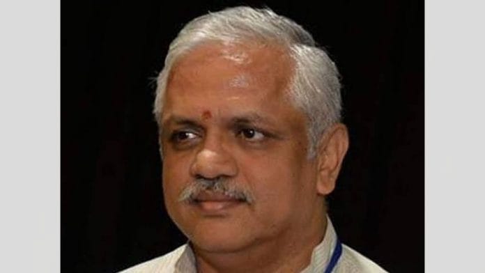 बी एल संतोष की फाइल फोटो | फोटो: @blsanthosh | ट्विटर
