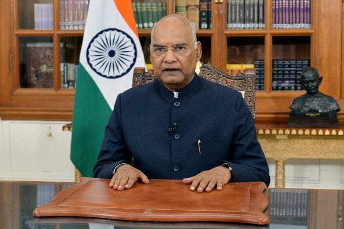 पूर्व राष्ट्रपति रामनाथ कोविंद की फाइल फोटो | एएनआई