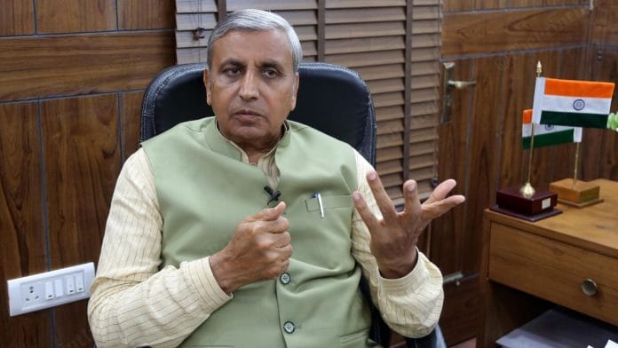 हरियाणा के कृषि मंत्री जय प्रकाश दलाल | फोटो : सूरज सिंह बिष्ट/दिप्रिंट