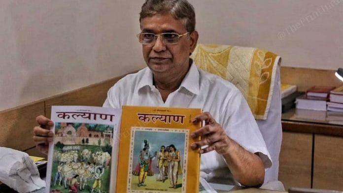 देवीलाल, गीता प्रेस के ट्रस्टियों में से एक | फोटोः प्रवीण जैन/दिप्रिंट