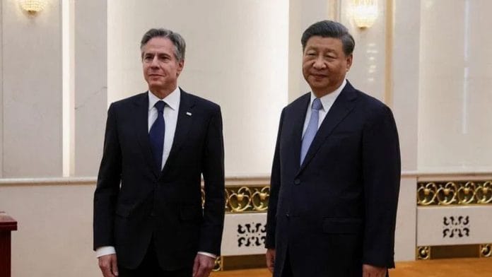xi and us secretary of state meet