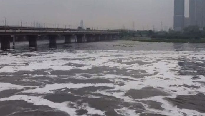 दिल्ली में यमुना नदी | ANI