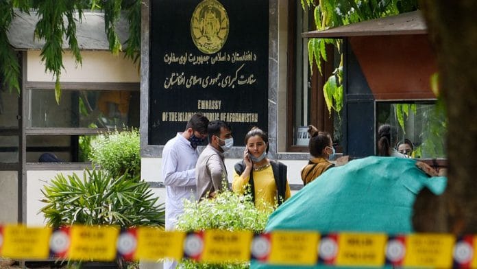 नई दिल्ली में अफगानिस्तान के दूतावास की फाइल फोटो | एएनआई