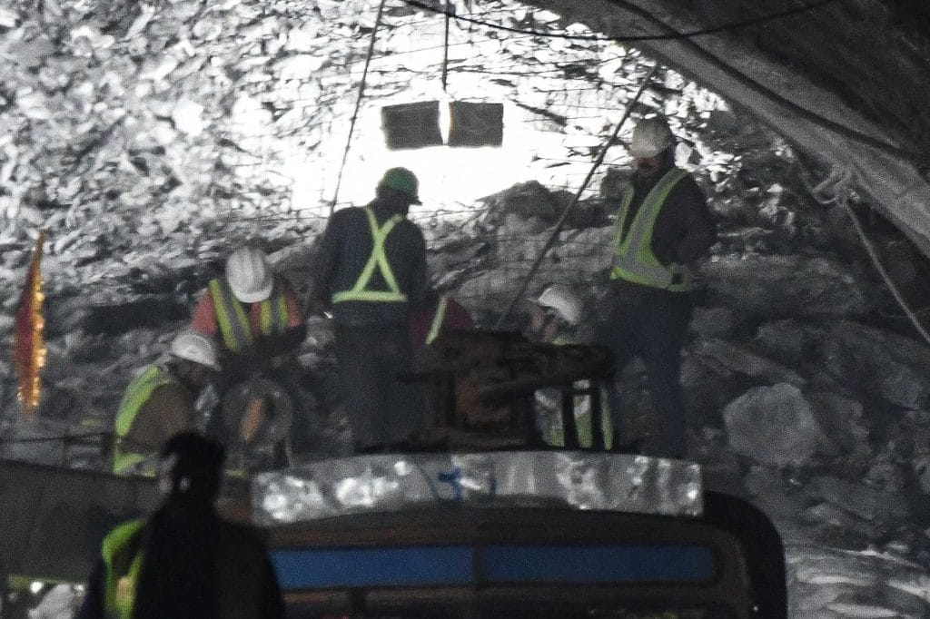 Food being sent to trapped workers through pipeline | Suraj Singh Bisht | ThePrint