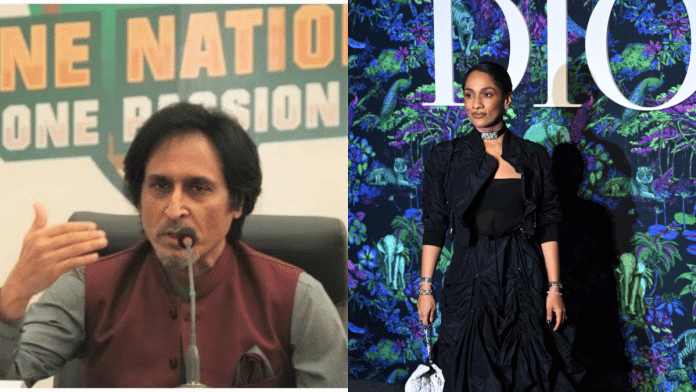 पाकिस्तान के पूर्व क्रिकेटर रमीज़ राजा | अभिनेत्री मसाबा गुप्ता | कॉमन्स/एएनआई