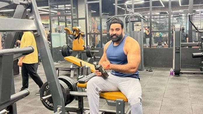 जिम में अनु गुर्जर | फोटो: स्पेशल अरेंजमेंट