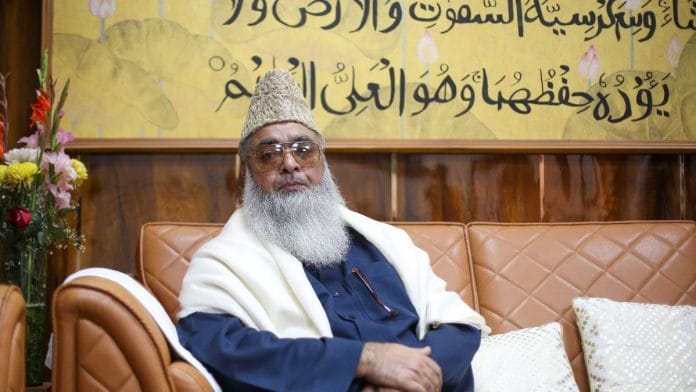 अखिल भारतीय इमाम संगठन के मुख्य मौलवी डॉ. उमेर अहमद इलियासी | फोटो: सूरज सिंह बिष्ट/दिप्रिंट