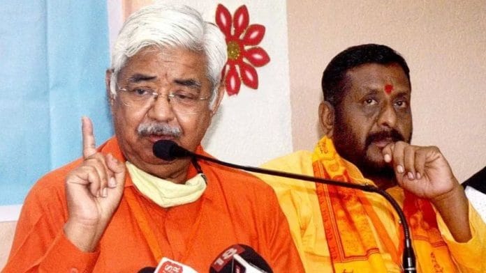 विश्व हिंदू परिषद (VHP) के कार्यकारी अध्यक्ष आलोक कुमार की फाइल फोटो | एएनआई