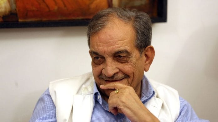 पूर्व केंद्रीय मंत्री बीरेंद्र सिंह | फोटो: सूरज सिंह बिष्ट/दिप्रिंट