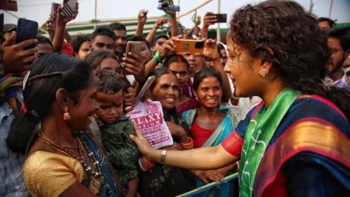 झामुमो विधायक कल्पना मुर्मू सोरेन की फाइल फोटो | क्रेडिट: मनीषा मोंडल/दिप्रिंट