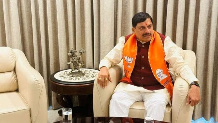 मध्य प्रदेश के मुख्यमंत्री मोहन यादव | फोटो: दानिशमंद खान/दिप्रिंट