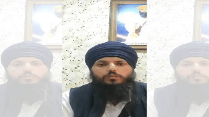 खडूर साहिब से निर्दलीय सांसद अमृतपाल सिंह के बड़े भाई हरप्रीत सिंह की फाइल फोटो | फोटो: स्पेशल अरेंजमेंट