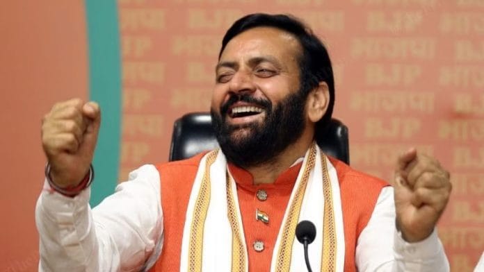 हरियाणा के मुख्यमंत्री नायब सिंह सैनी की फाइल फोटो | क्रेडिट: सूरज सिंह बिष्ट/दिप्रिंट