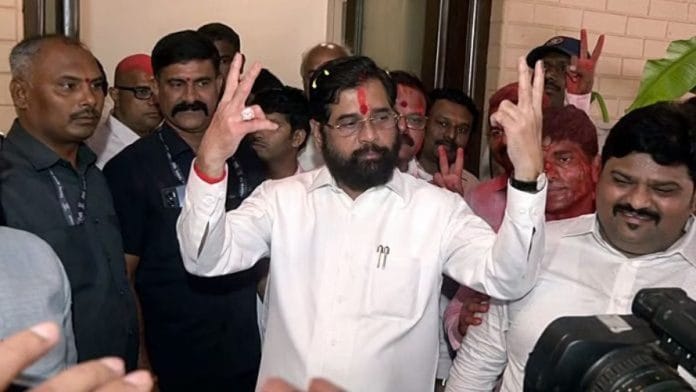 महाराष्ट्र के कार्यकारी मुख्यमंत्री और शिवसेना नेता एकनाथ शिंदे| फोटो: एएनआई