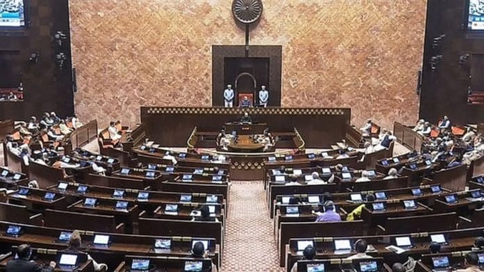 संसद के शीतकालीन सत्र के दौरान राज्यसभा के अध्यक्ष जगदीप धनखड़ | फोटो: एएनआई