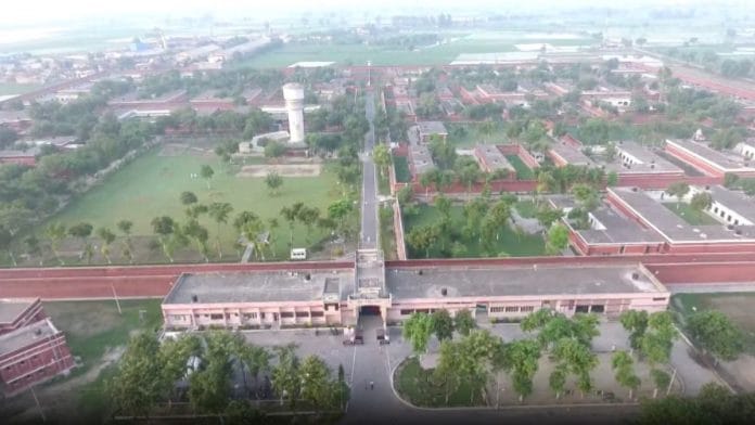 हरियाणा की जेल का एरियल व्यू | फोटो: हरियाणा जेल विभाग