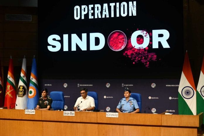 Indian Armed Forces detail Operation Sindoor