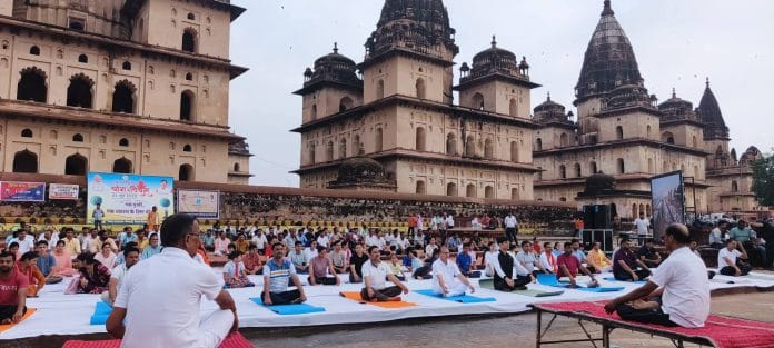 Yoga at heritage
