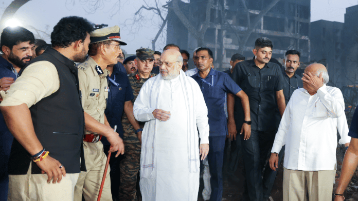 AMIT SHAHAT AHMEDABAD CRASHED SITE