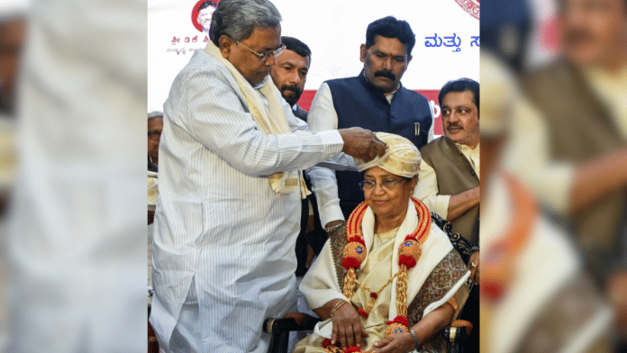 CM Siddaramaiah felicitates International Booker Prize winner Banu Mushtaq