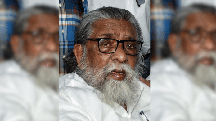 JMM supremo Shibu Soren